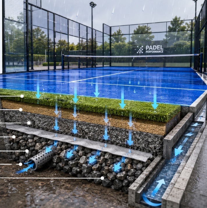 drainase padel